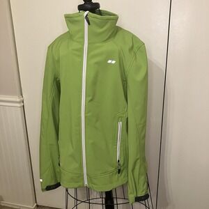 EUC Koppen Women's XL Green Technical Outdoor Shell Jacket Light Weight No Flaws